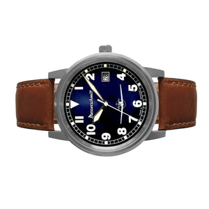 Aristo Herren Messerschmitt Uhr Fliegeruhr ME-9673-108L Leder