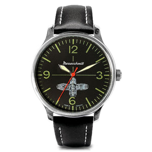 Aristo Herren Messerschmitt Uhr Boxer-Uhr ME-Boxer-RS Leder