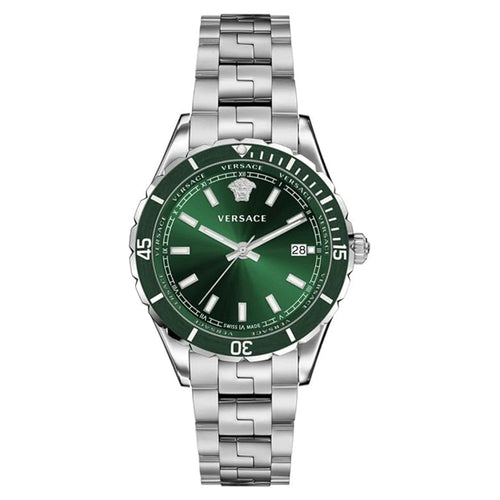 Versace Herren Uhr Armbanduhr Edelstahl Hellenyium VE3A01022