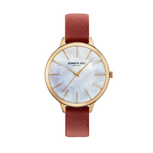 Laden Sie das Bild in den Galerie-Viewer, Kenneth Cole New York Damen Uhr Armbanduhr Leder KC15056004
