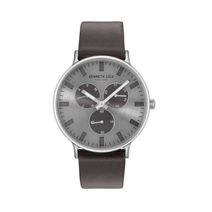 Kenneth Cole New York Herren Uhr Armbanduhr Leder 10031464