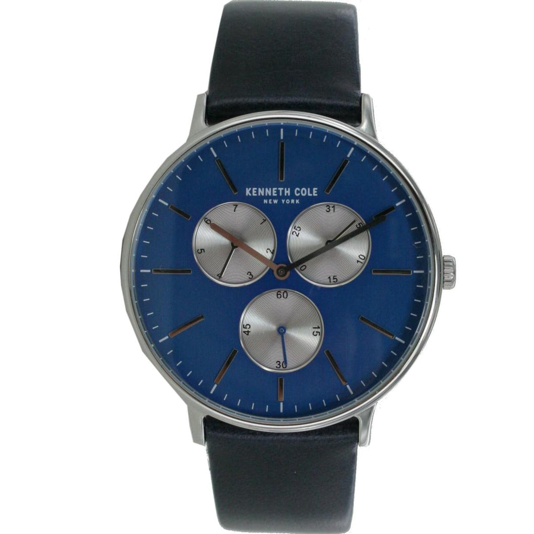 Kenneth Cole New York Herren Uhr Armbanduhr Leder 10031463