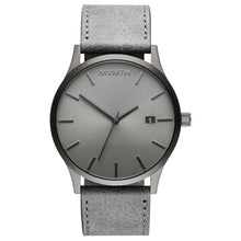 Laden Sie das Bild in den Galerie-Viewer, MVMT Monochrome Herren Uhr Armbanduhr Leder D-MM01-GRGR