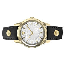 Laden Sie das Bild in den Galerie-Viewer, Versace Damen Uhr Armbanduhr Leder Greca VEPX01021